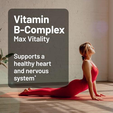 Naturewise Vitamin B Complex For Women And Men - With Folic Acid Biotin B1 B2 B3 B6 B12 - Support Cellular Energy & Mental Clarity - Gluten & Dairy Free, Non-Gmo - 150 Softgels[5-Month Supply]