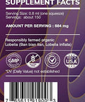 Earth's Love - Lobelia Alcohol-Free Herbal Extract Tincture, Super-Concentrated Responsibly farmed (Ban Bian Lian, Lobelia spp.) Dried Herb (2x4 Fl Oz)