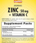 Sundance Absorbable Zinc With Vitamin C 50Mg 50 Softgels Essential Nutrients Nongmo And Gluten Supplement