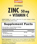 Sundance Absorbable Zinc With Vitamin C 50Mg 50 Softgels Essential Nutrients Non-Gmo And Gluten Supplement