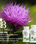 Bronson Milk Thistle 1000 Mg Silybum Marianum Antioxidant & Liver Health Support - Non-Gmo 300 Capsules