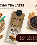 Atkins Chai Tea Latte Protein Shake 15G Protein Low Glycemic 3G Net Carb 1G Sugar Keto Friendly & Iced Coffee Vanilla Latte Protein Shake 15G Protein Low Glycemic 4G Net Carb 1G Sugar