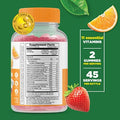 Lifeable Vitamin D Kids + Multivitamin Kids Gummies Bundle Great Tasting Vitamin Supplement Gluten Gmo Chewable Gummy