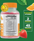 Lifeable Multivitamin Kids + Vitamin C Kids Gummies Bundle Great Tasting Vitamin Supplement Gluten Gmo Chewable Gummy