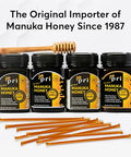P.R.I Manuka Honey Sticks, MGO 300+, Raw New Zealand Manuka Honey, Premium SingleÃ¢â‚¬â€˜Serve OnÃ¢â‚¬â€˜theÃ¢â‚¬â€˜Go Pack, 20 Count