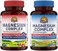 Vitalitown Ultimate Magnesium Bundle (Pack of 2) Magnesium 4in1 Complex (Item 1) and Magnesium 10in1 Complex (Item 2) 120 + 90 Capsules