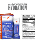 Gatorade Hydration Booster Electrolyte Drink Mix Powder Packets Relax And Unwind Raspberry Lemon Makes 20 Fl Oz (Pack Of 48)