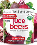 Terra Kai Organics Juce Beet Superfood Powder Made With 100% Pure Organic Beets (60 Serving) All Natural Nitric Oxide Supplement Gluten Soy Vegan Non Gmo (240 G)