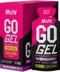 Bare Performance Nutrition Bpn Go Gel Endurance " Mixed Berry 10 Singleserving Packs + Mixed Berry Caffeinated 10 Singleserving Packs (20 Gels Total) 24G Carbs + 100 Calories Vegan + Gluten