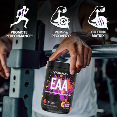 Finaflex Eaa Psycho Peach 14.2 Oz Promotes Performance Energy & Cuts With Bcaas Lglutamine Larginine Acetyllcarnitine & Caffeine 30 Servings