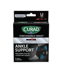 Curad Performance Series IRONMAN Ankle Support Wrap-Around Universal