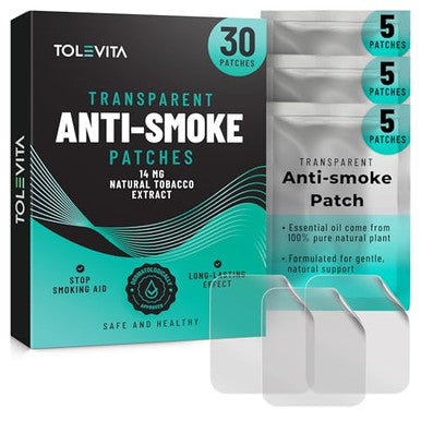 Tolevita Anti Herbal Patches Transparent 14 Mgquit To Help Reduce Cravingsherbal Stop Aid For A Healthier Lifestyle 30 Patches