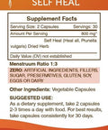Secrets of the Tribe Self Heal 60 Capsules (2 pcs.), 800 mg, Self Heal (Heal All, Prunella vulgaris) Dried Herb (2x60 Capsules)
