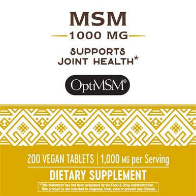 NATURE'S WAY, MSM 1000mg - 200 vegicaps