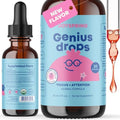 JoySpring Magnesium Citrate Liquid and Magnesium Glycinate and Genius Drops Smartberry Vanilla for Kids