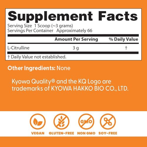 Doctor'S Best Doctors Best L-Citrulline Powder - L Citrulline Supplement For Men & Women Nitric Oxide Metabolism Support Helps Muscle Soreness Circulatory Health & Energy Support Unflavored Gluten Free 7 Oz