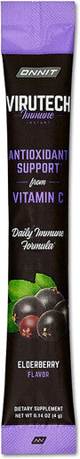 Onnit VIRUTech Immune Instant Powder Drink Mix 30ct Vitamin C Vitamin D3 Zinc LLysine Quercetin AlphaLipoic Acid Elderberry