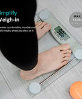Nutri Fit Bathroom Scale For Body Weight Nutri Fit Digital Weighing Scale Accurate Electric Weight Loss Watcher Scale 330 Lb Capacity Step On Technology With Aaa Batteries Birthday s