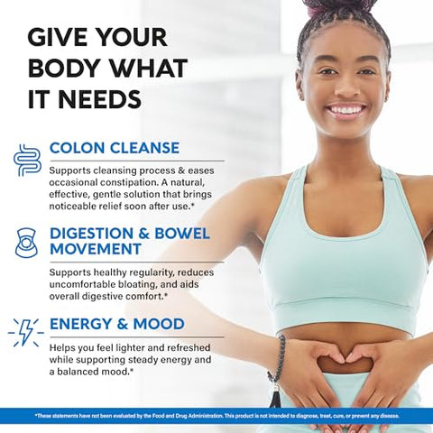 Nutraharmony Colon Cleanse - 15 Day Cleanse For Women & Men - Senna Cascara Garcinia Cambogia Probiotics & Fiber - Digestion & Detox - Debloating & Bowel Movement - Natural & Vegan - Made In Usa 30 Capsules