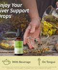 Herbamama Liver Support And Milk Thistle Kit - Bundle Of Liver Support Complex & Milk Thistle Extract Drops 2 Fl Oz - Vegan Non Gmo Sugar & Alcohol- - 2 Pack