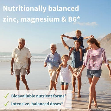 Neurobalance, High Absorption Zinc Magnesium B6 Supplement, Non-Gmo Brain, Sleep & Immune, Chelated Zinc Picolinate 24Mg, Oxide-Magnesium & Vitamin B6, 120 Tablets, By Igennus