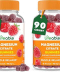 Lifeable Magnesium Gummies For Adults 900Mg Magnesium Citrate Gummies Vegan Magnesium For Men And Women 90 Count
