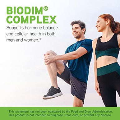 Davinci Labs Biodim Complex Hormone Support Supplement With Vitamin D3 Dim Green Tea Extract Vitamin E Calcium Hmrlignan & Transresveratrol 60 Capsules (30 Capsules)