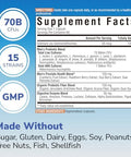 10 in 1 Magnesium Complex 120 Vegan Capsules and Probiotics for Men 70 Billion CFU 15 Strains