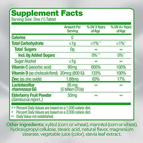 Culturelle Kids Complete Chewable Multivitamin + Probiotic For Kids and Immune Defense Probiotic With Vitamin C