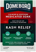 Domeboro Medicated Soak Rash Relief (Burows Solution) 12 Count (Pack Of 1) Packaging May Vary