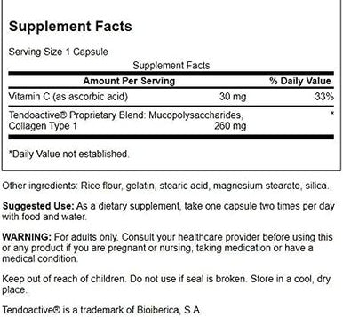 Swanson Tendon Support Formula with Tendofit 60 Capsules