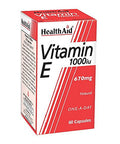 HealthAid Vitamin E 1000iu 60 Capsules