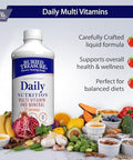 Buried Treasure Daily Nutrition Liquid Multivitamin And Mineral Supplement With Trace Minerals Superfoods Vitamin A Bcomplex C D E Methylfolate Biotin Magnesium Zinc Resveratrol 32 Serv