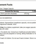 Swanson High Potency Quercetin - Antioxidant Defense - (60 Veggie Capsules)