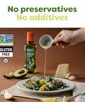BetterBody Foods Refined Avocado Olive Oil 50/50 Blend, Non-GMO Cooking Oil, Gluten Free, Kosher, Frying, Baking, 500 mL, 16.9 Fl Oz