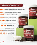 Soom Foods Chocolate Sea Salt Sesame Spread 12oz (2 Pack) Made with 4 Ingredients Low Sugar DairyFree NutFree GlutenFree Palm OilFree 5g Protein Better for You Chocolate Tahini Spread