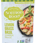 Saffron Road Lemongrass Basil Simmer Sauce, 7oz - Non-GMO, Gluten Free, Halal, Kosher