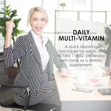 Mason Natural Mini Multi Vitamins Vitamins A C D3 E B1 B2 B3 B6 B12 Folate And Calcium For Overall Health 300 Day Supply