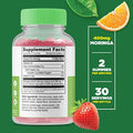 Lifeable Magnesium + Moringa Leaf Gummies Bundle Great Tasting Vitamin Supplement Gluten Gmo Chewable Gummy