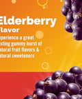 Emergen-C Elderberry Gummies Elderberry Immune Support Natural Flavors With High Potency Vitamin C Back To School Essentials 36 Count