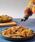Simply Asia Hot Sauce, Black Garlic, Sweet and Savory Heat Made with Red Pepper and Black Garlic for Noodles, Rice, Stir-Fry, Wings, Yakitori, Chicken, Beef, Veggies, and More, 8 fl oz