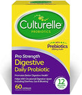 Culturelle Daily Probiotic Bundle Pro Strength Daily Probiotic Capsules For Men And Women And Daily Probiotic Chewables For Kids Digestive Immune Support Gluten Free