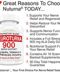 Nuturna Neuropathy Support Nerve Supplement With 900 Mg Pure Alpha Lipoic Acid Maximum Strength Formula Fortify Nerves In Fingers Hands Toes & Feet Best Peripheral Relief Support 180 Capsules