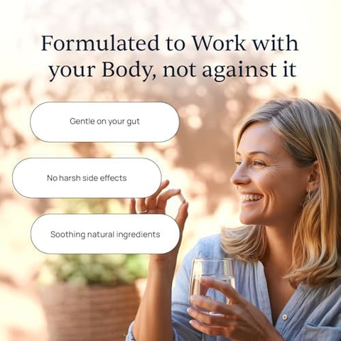 Simple Promise Bellyflush - Gentle Colon & Gut Cleanse Supplement With Milk Thistle & Bentonite Clay - Supports Constipation Debloat Digestive Detox & Flushing - 60 Capsules