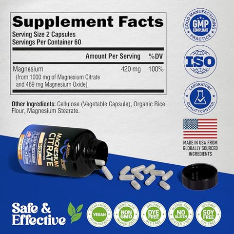 Nutraharmony Vitamin B Complex & Magnesium Citrate Capsules