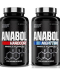Nutrex Anabol Hardcore & Anabol Nighttime Muscle Builder Bundle