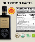 Barbera Lorenzo #3 Organic Extra Virgin Olive Oil PDO Val di Mazara, Fruity, Cold Extracted Authentic Sicilian Olive Oil, Fresh Harvest Imported Olive Oil From Italy 16.9 oz