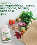 Country Farms Super Greens Vegicaps 32 Super Foods Whole Food Supplement Greens Fruit Vegetables Mushrooms & Probiotics Rich In Antioxidants & Phytonutrients 60 Count 30 Servings