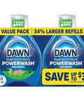 Dawn Powerwash Gain Original Dish Spray Liquid Dish Soap 2 Refills 43 Fl Oz