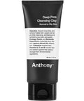 Anthony Deep Pore Cleansing Clay, 3 Fl Oz, Contains Kaolin and Bentonite Clays, Apricot Oil, Calendula, Vitamins A, C, and E, Removes Dirt, Sweat, and Oil While Deep Cleansing and Exfoliating Skin